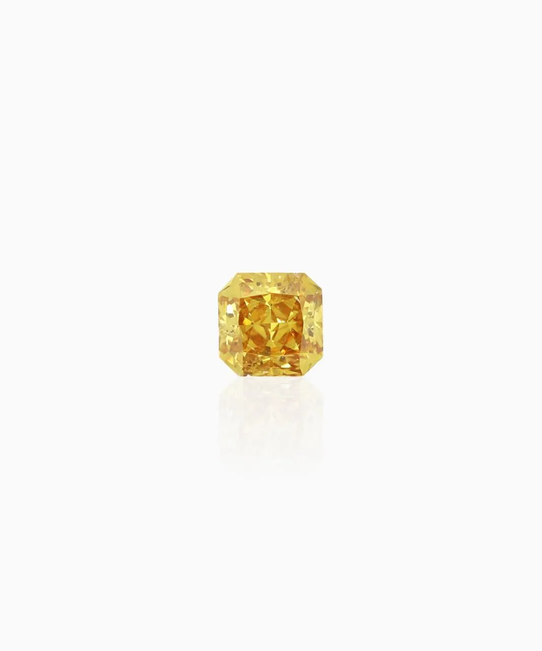 0.09ct Natural Fancy Intense Orange Yellow, SI2