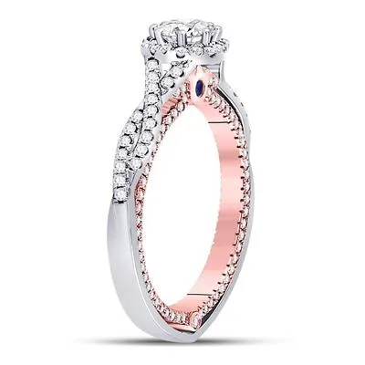 1 1/5CT DIAMOND BRIDAL RING CERTIFIED