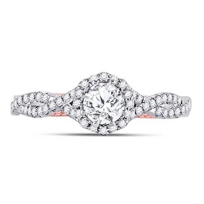 1 1/5CT DIAMOND BRIDAL RING CERTIFIED