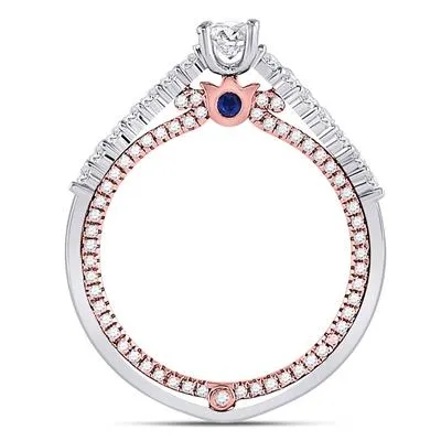 1 CT-DIAMOND 1/5CT CPR BRIDAL RING CERTIFIED