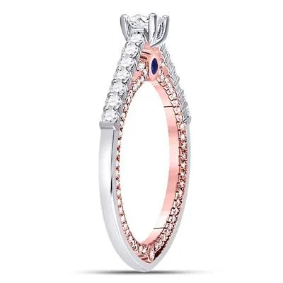 1 CT-DIAMOND 1/5CT CPR BRIDAL RING CERTIFIED