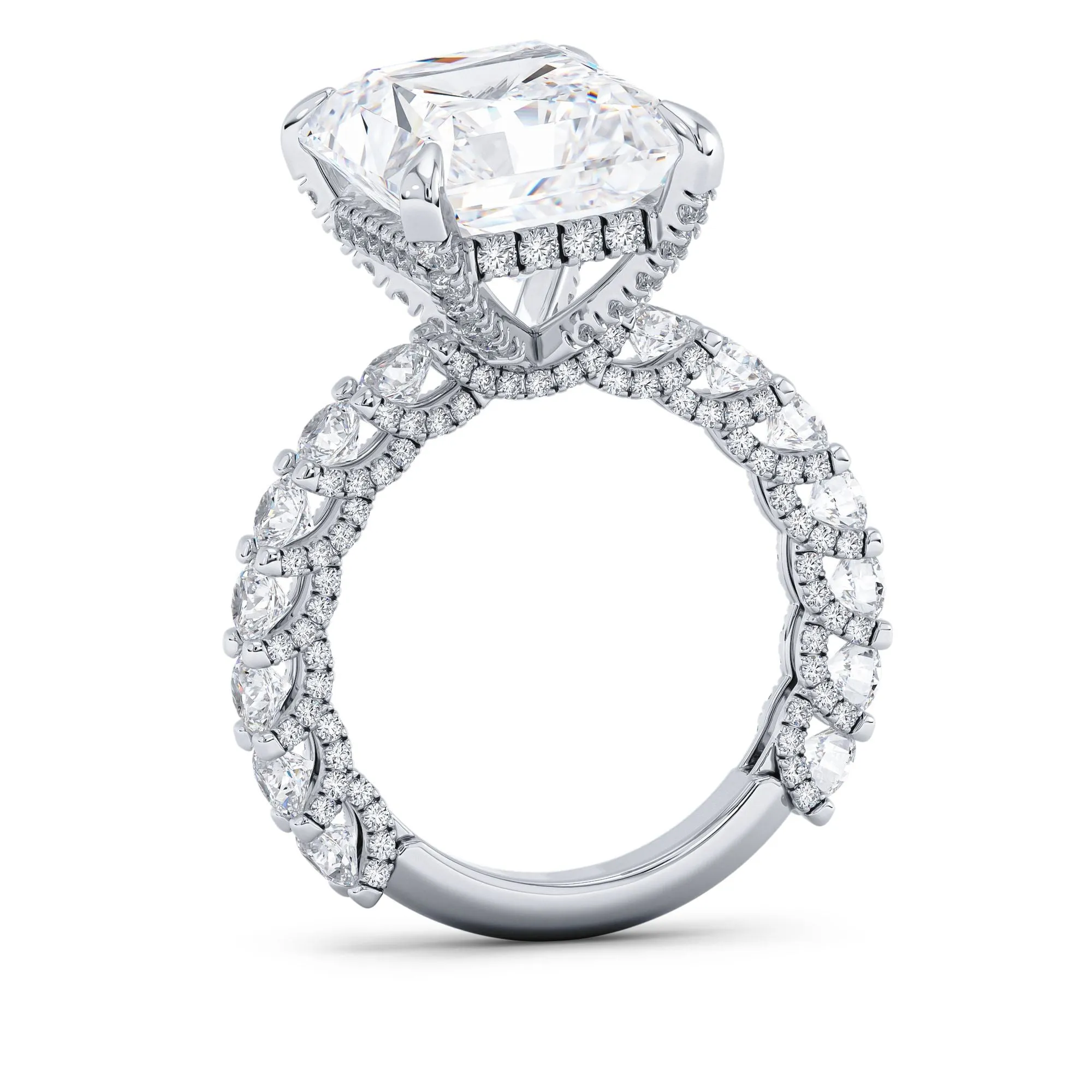 10 Carat Certified Engagement Ring F - Vs2