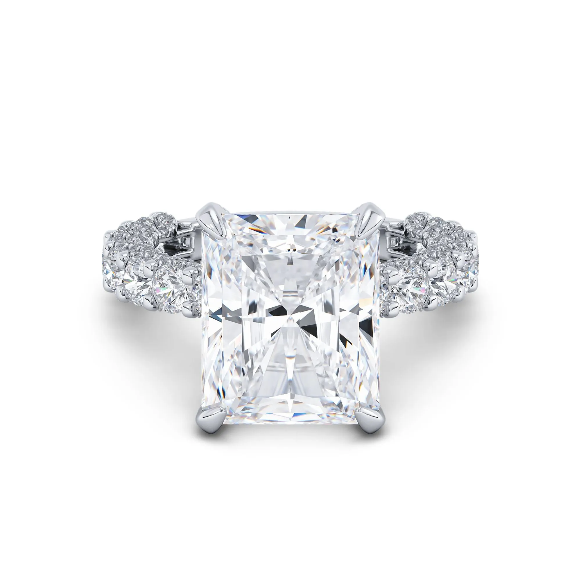 10 Carat Certified Engagement Ring F - Vs2