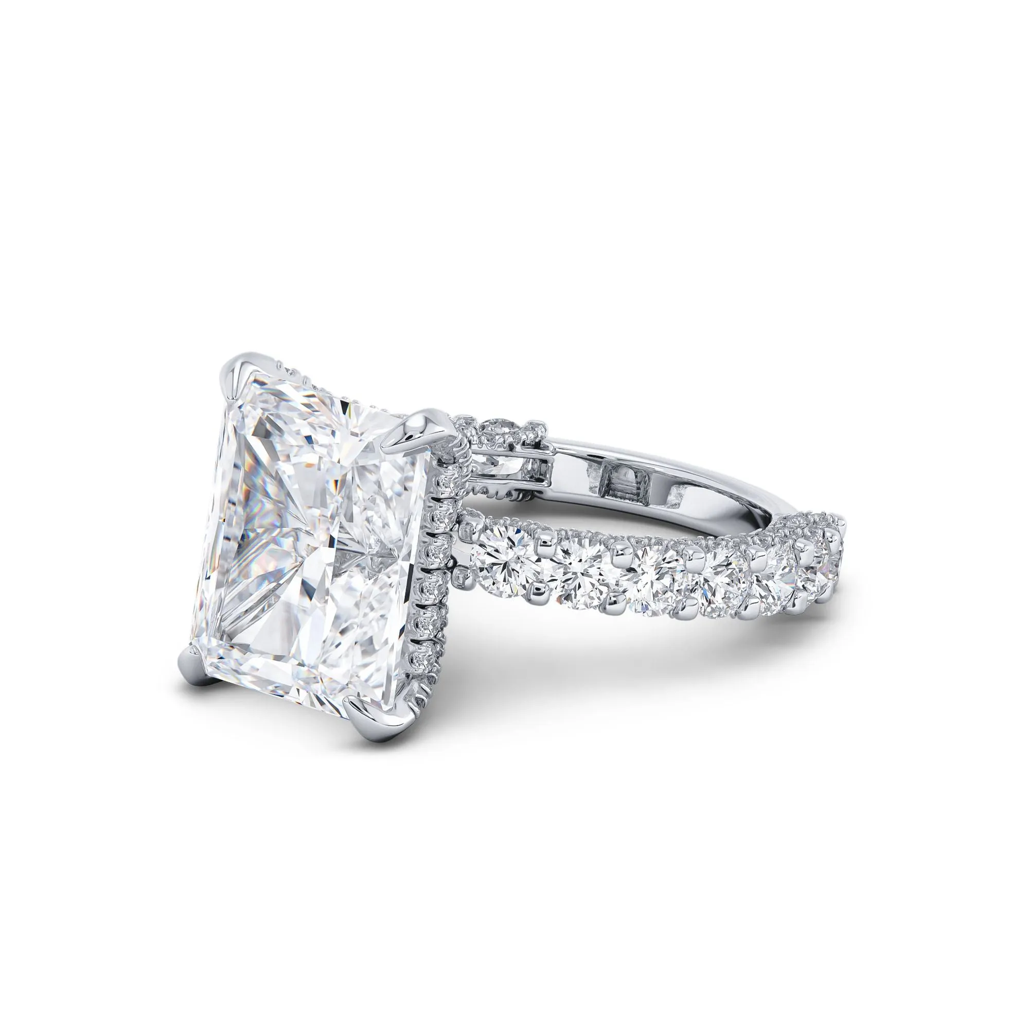 10 Carat Certified Engagement Ring F - Vs2