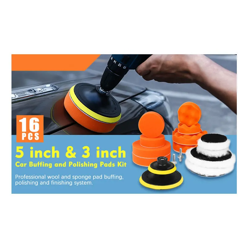 11-Piece Buffing Sponge Pads Kit Sdy-97589