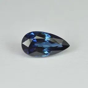 1.21 cts Natural Blue Sapphire Loose Gemstone Pear Cut