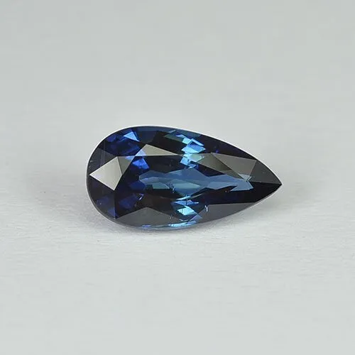 1.21 cts Natural Blue Sapphire Loose Gemstone Pear Cut