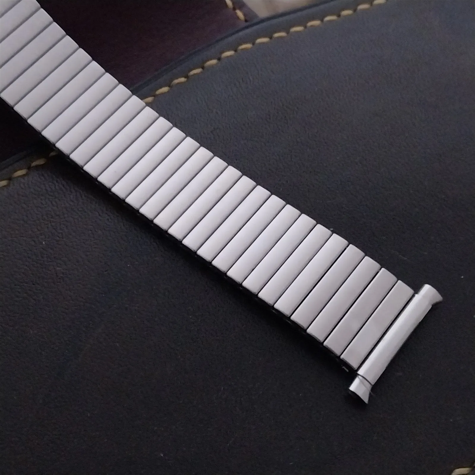 18mm 20mm 22mm JB Champion Brushed Stainless Unused 1970s Unused Watch Band