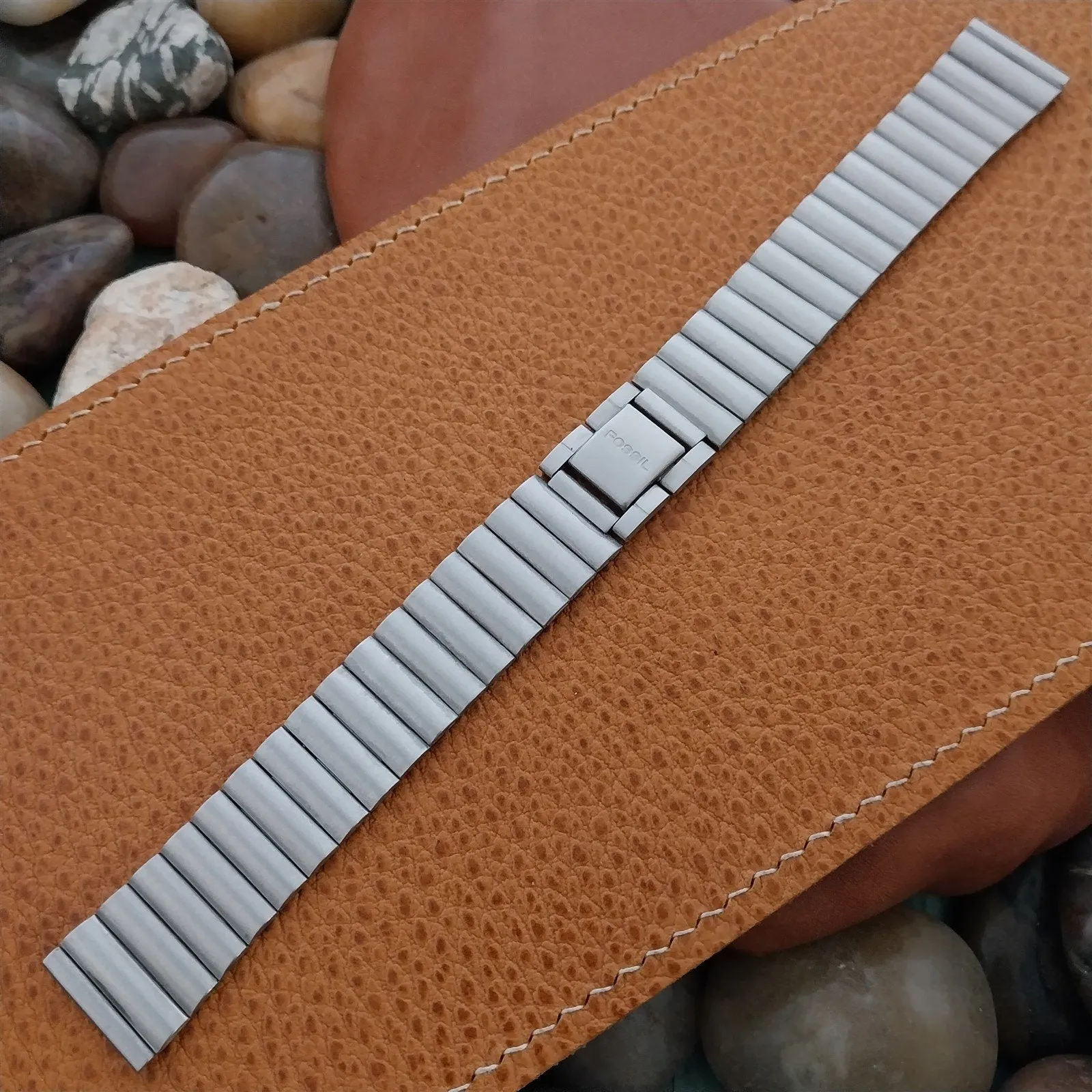 18mm Fossil Stainless Steel Unused Vintage Watch Band