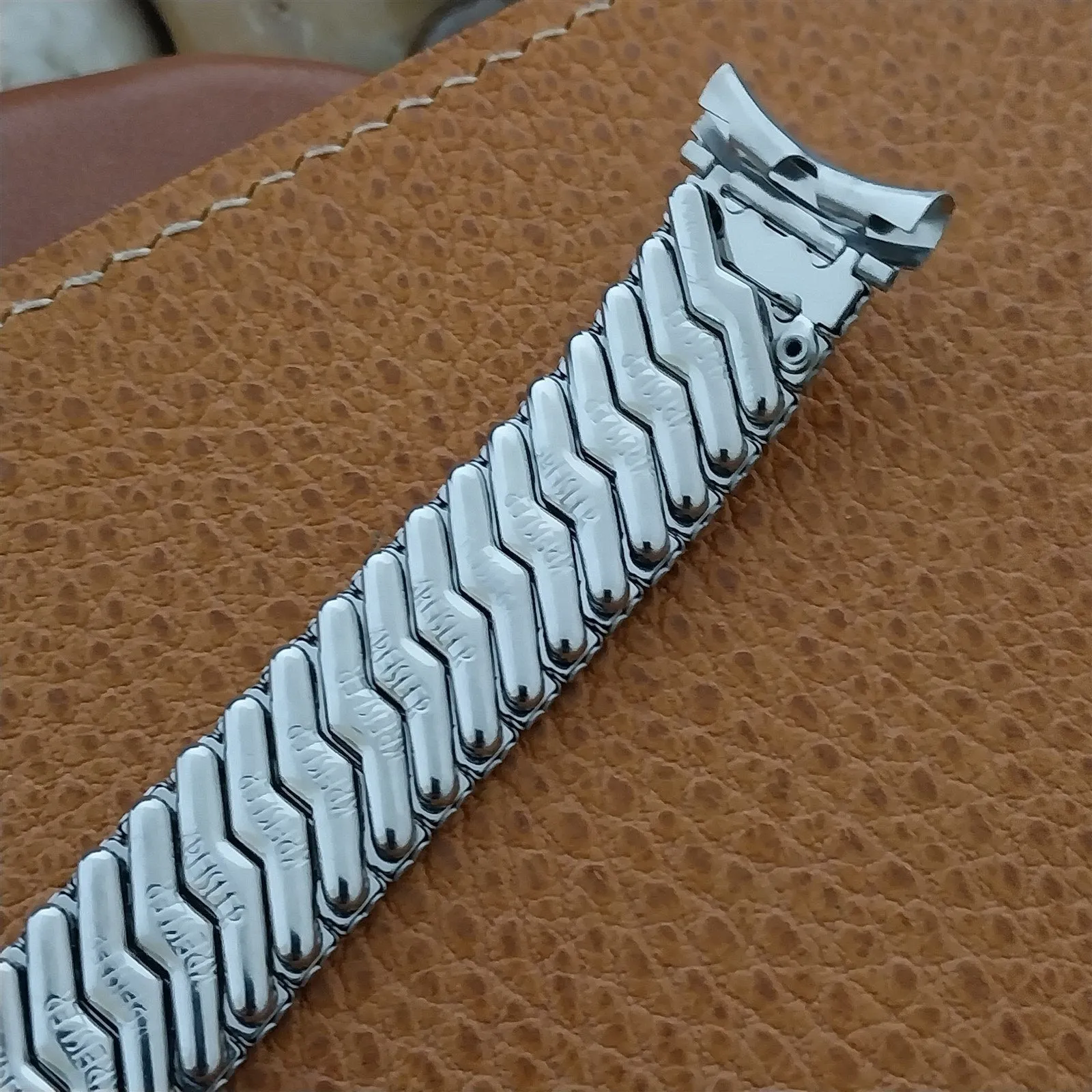 19mm 18mm 16mm Kreisler Classic Stainless Steel Unused 1950s Vintage Watch Band