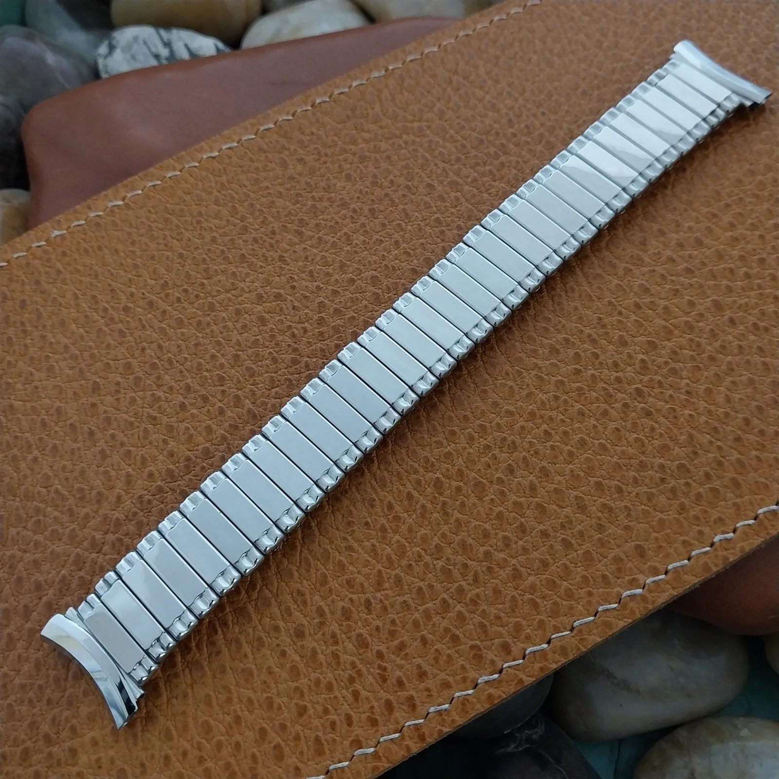 19mm 18mm 16mm Kreisler Classic Stainless Steel Unused 1950s Vintage Watch Band
