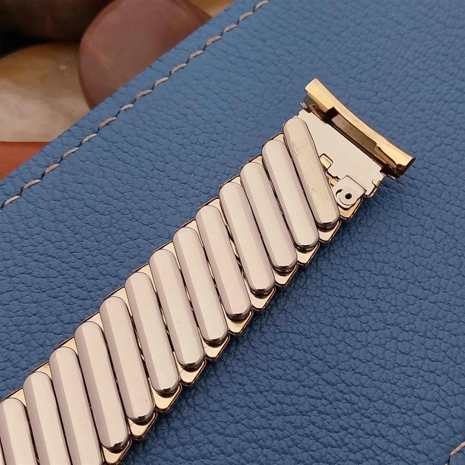 19mm 18mm 1950s Gold-Filled JB Champion Golden Coin Unused Vintage Watch Band