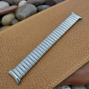 19mm 18mm Kreisler Short Stainless Steel Expansion nos 1960s Vintage Watch Band