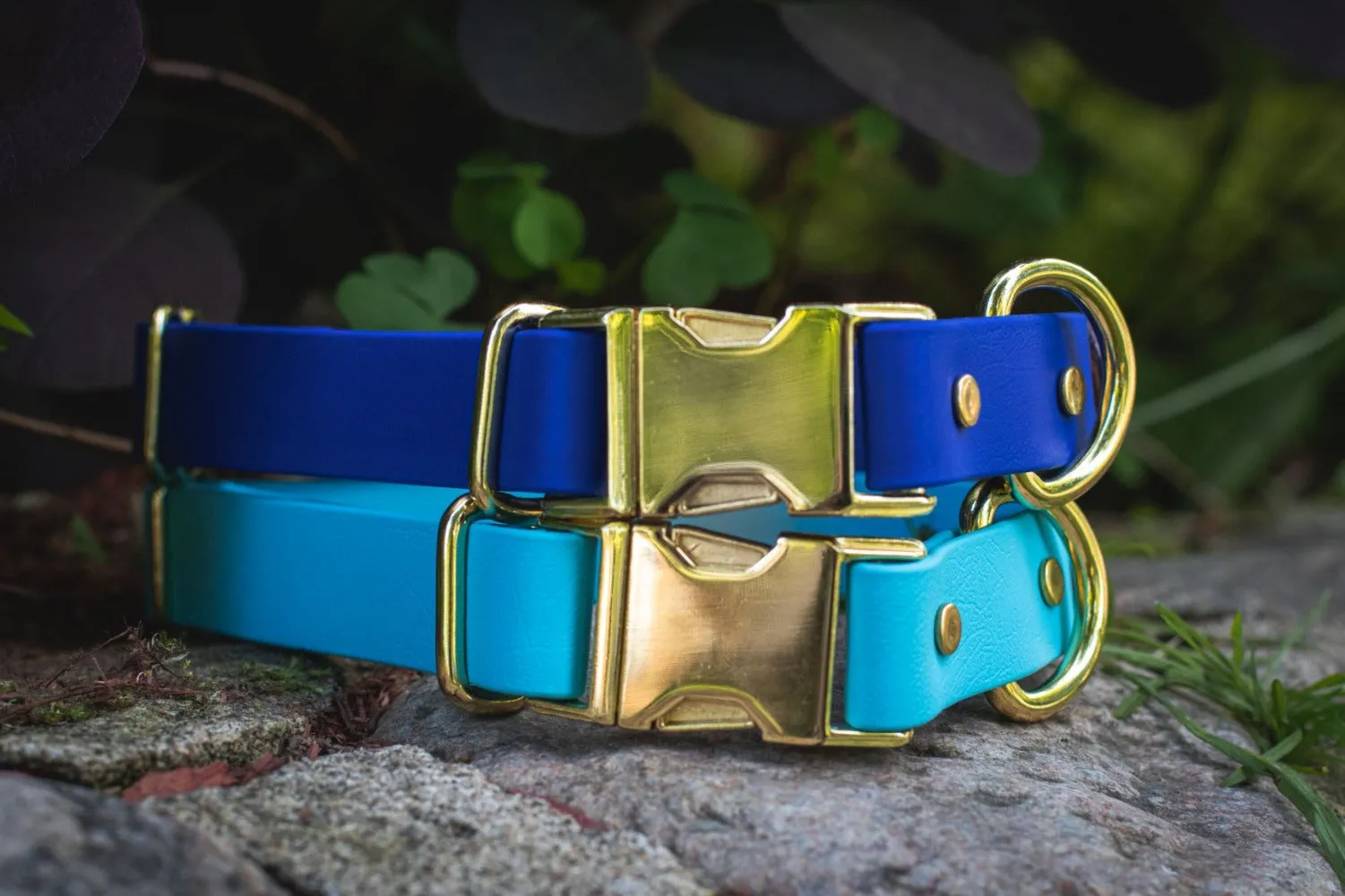 1" Waterproof BioThane Brass Side Release Collar