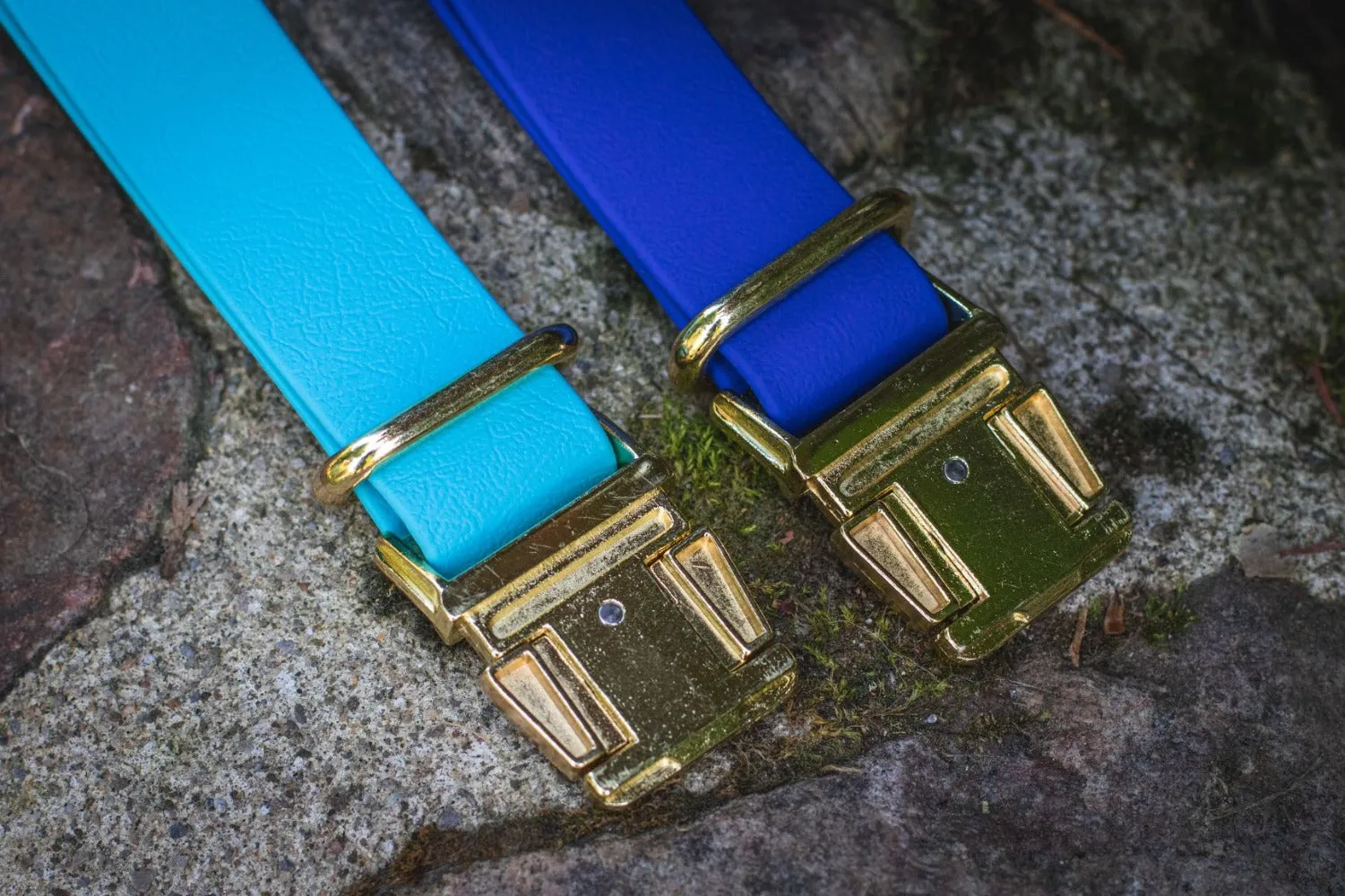 1" Waterproof BioThane Brass Side Release Collar