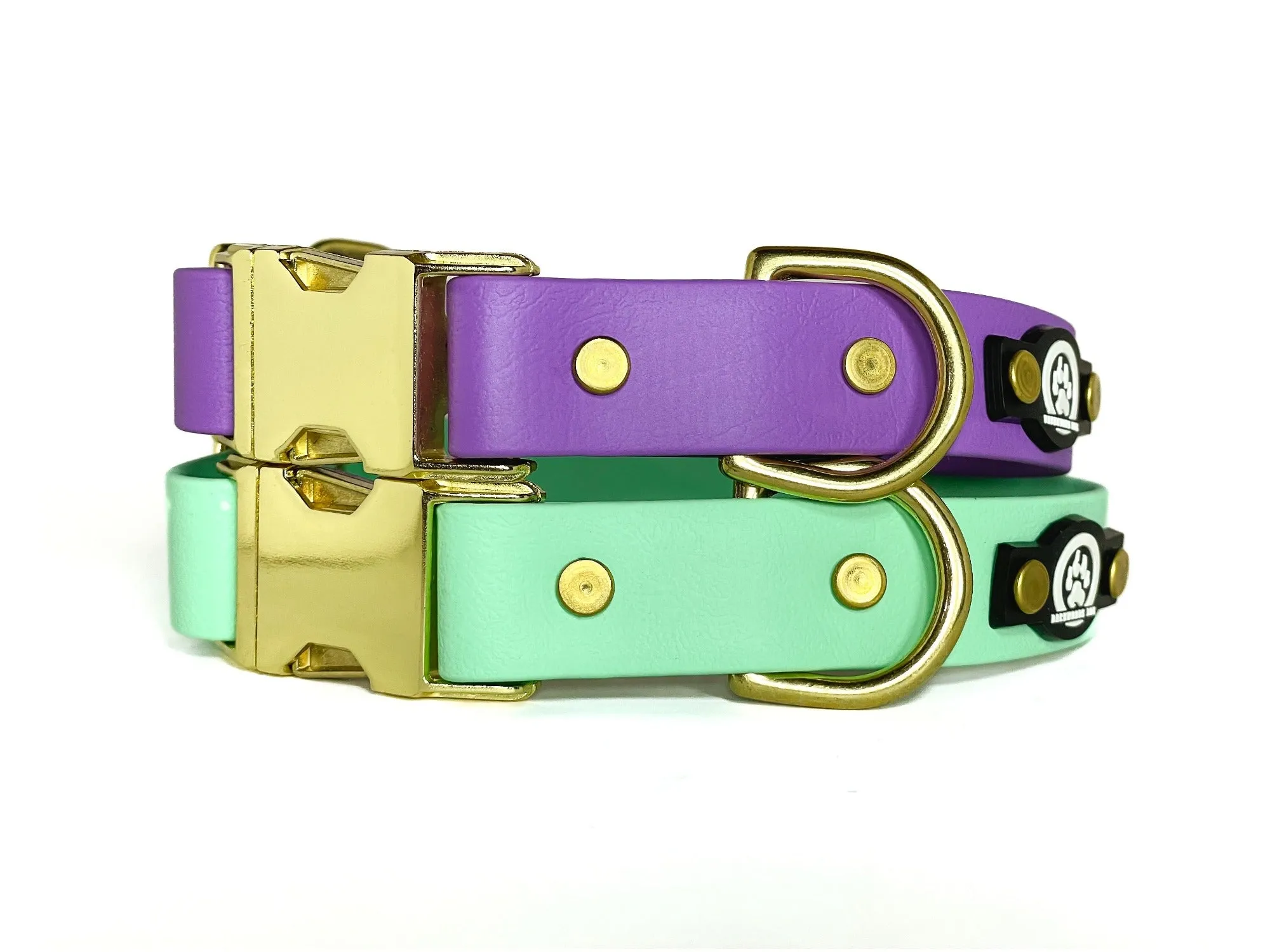 1" Waterproof BioThane Brass Side Release Collar