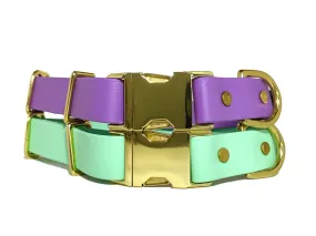 1" Waterproof BioThane Brass Side Release Collar