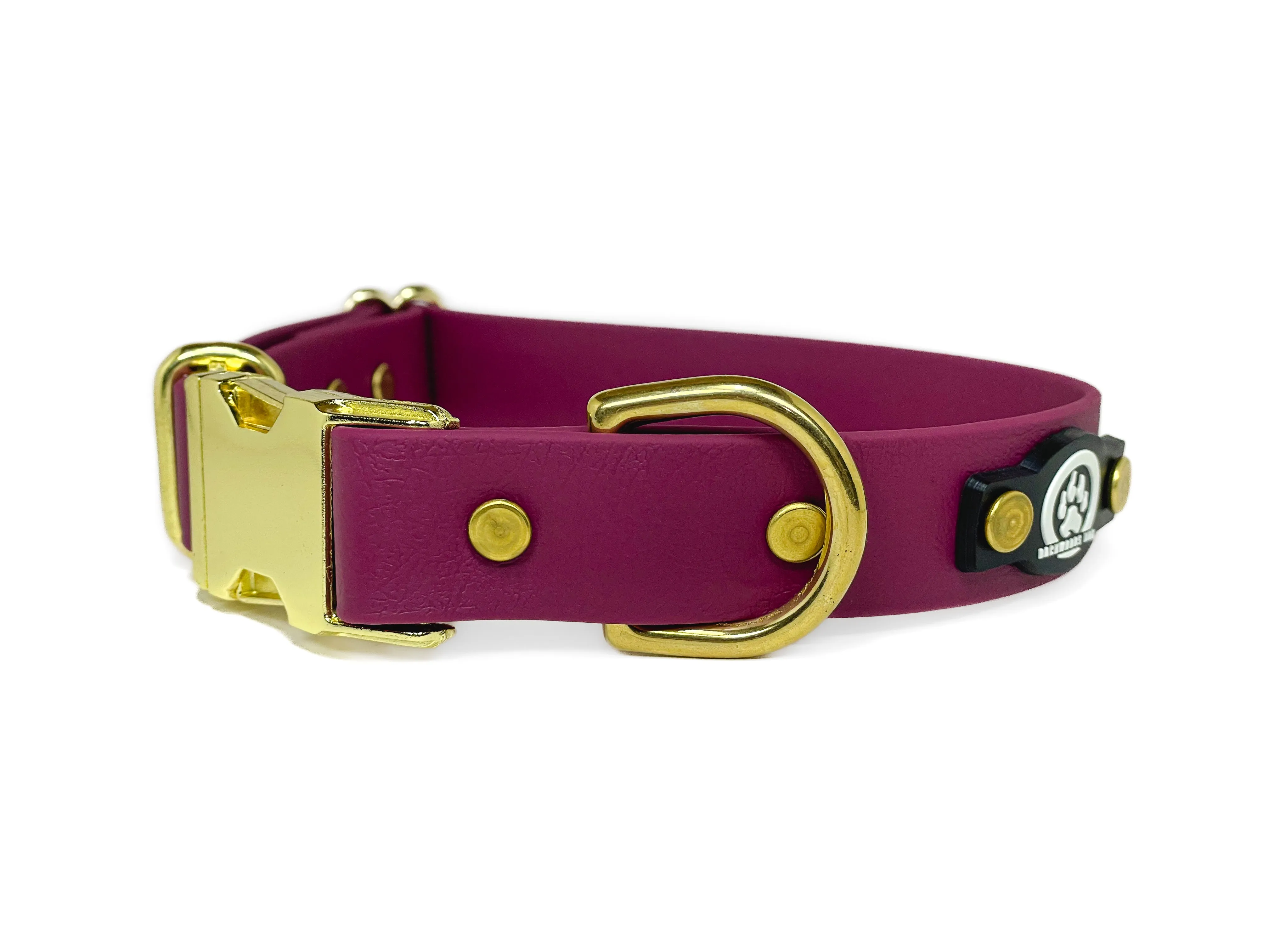 1" Waterproof BioThane Brass Side Release Collar