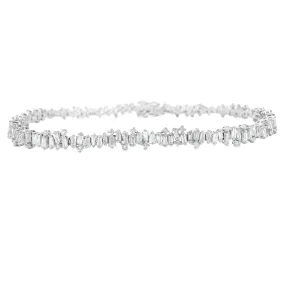 2.78ct 18k White Gold Diamond Bracelet