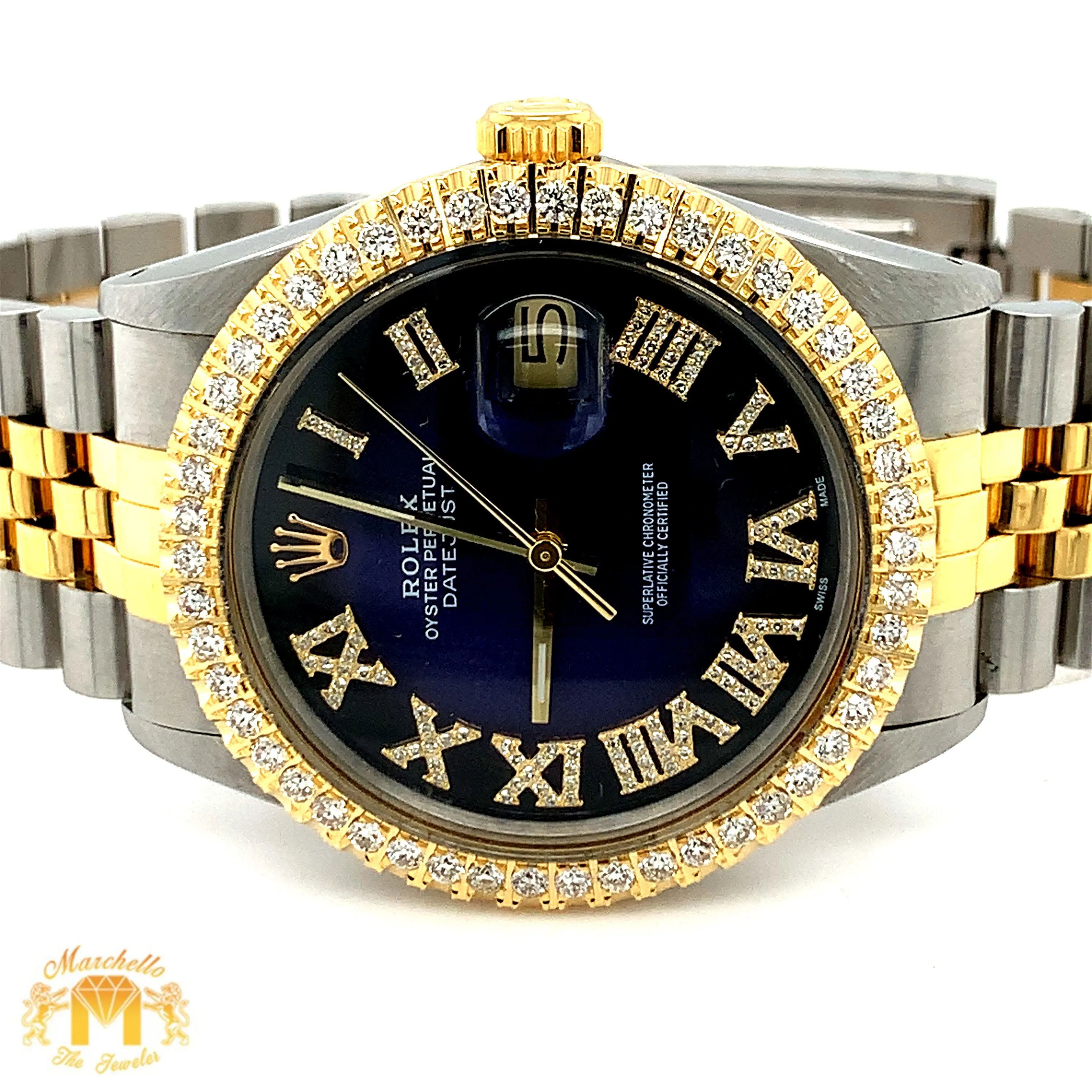 36mm Rolex Datejust Watch with two-tone Jubilee Bracelet(various color dials)