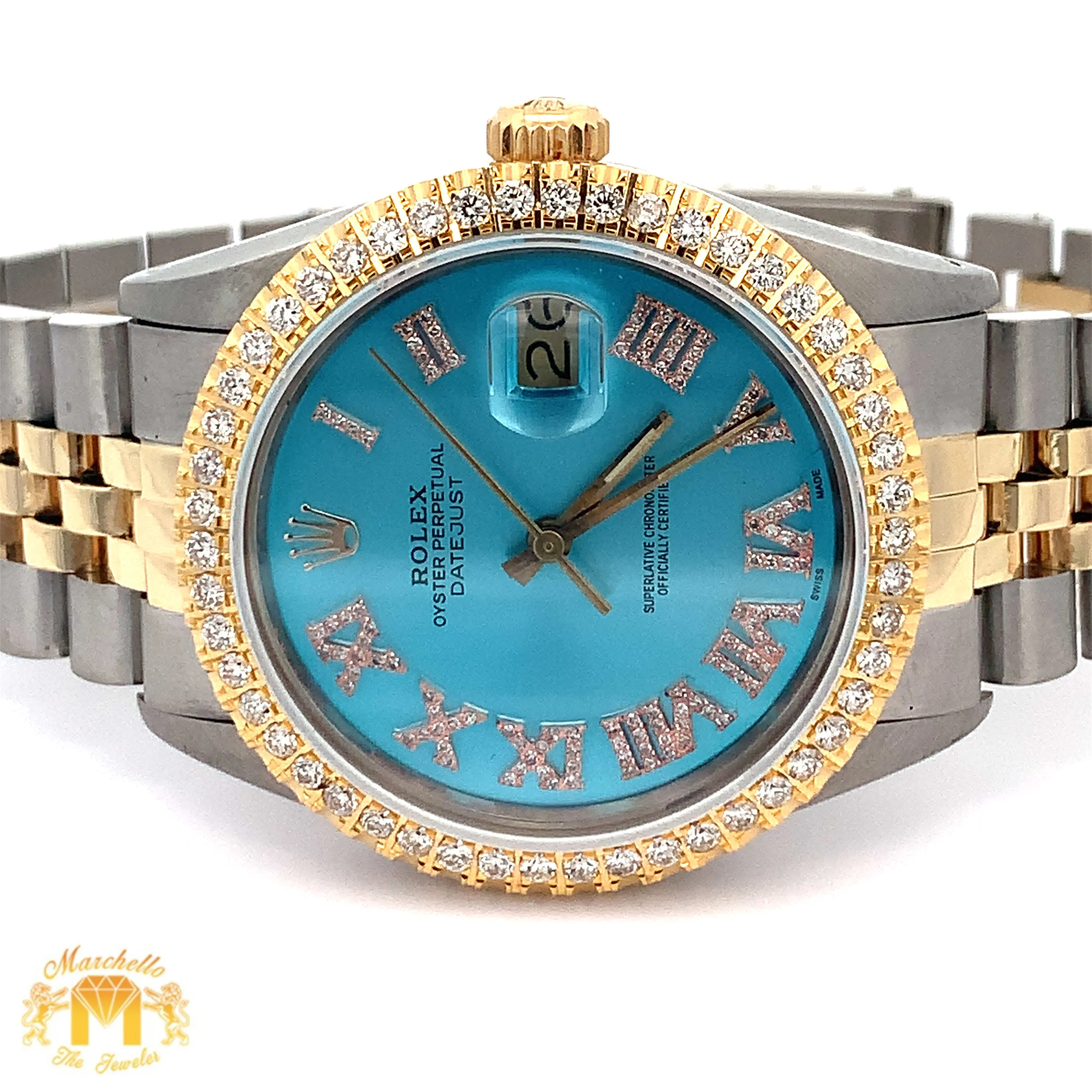 36mm Rolex Datejust Watch with two-tone Jubilee Bracelet(various color dials)