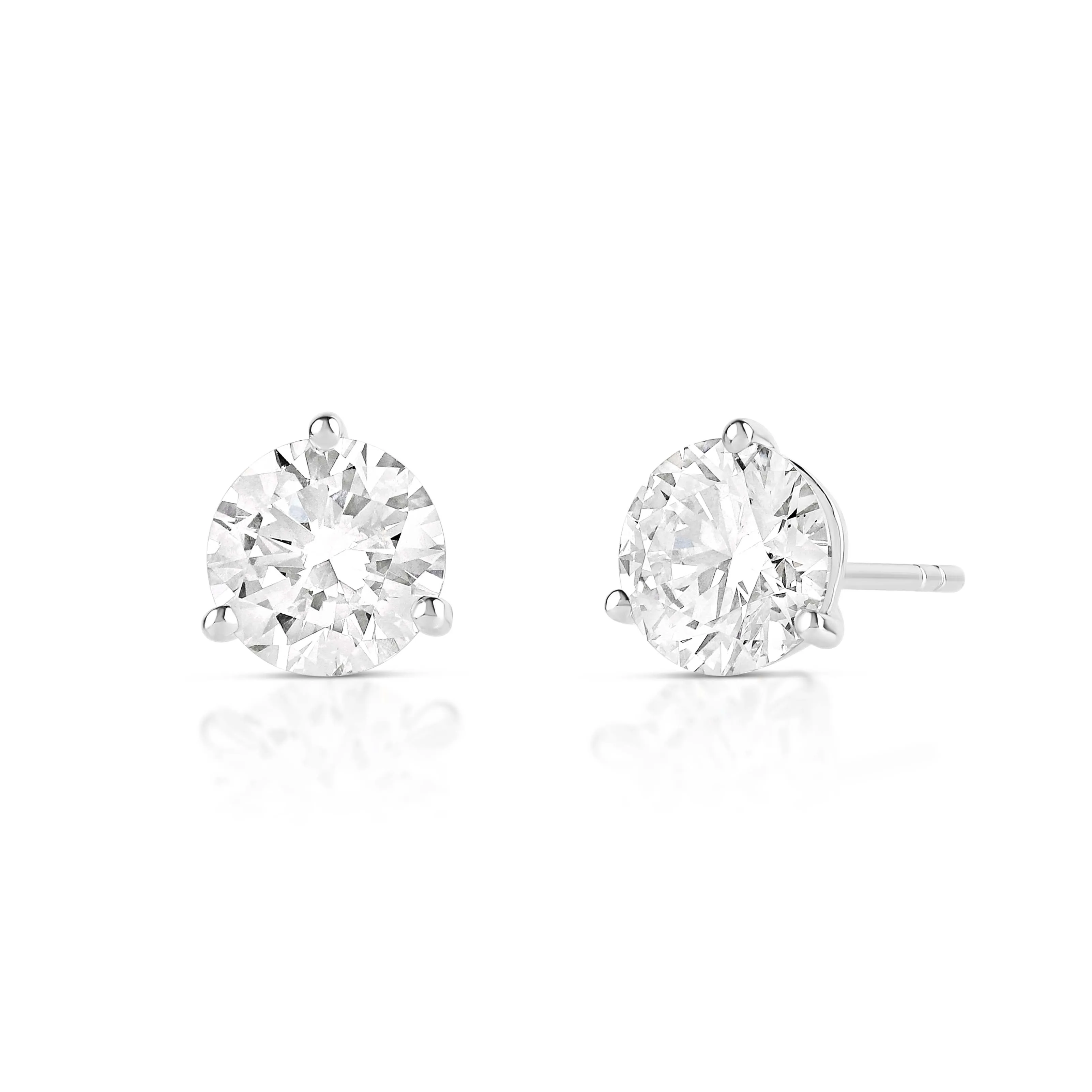 3ctw Lab Diamond Studs (PAIR) - IGI Certified