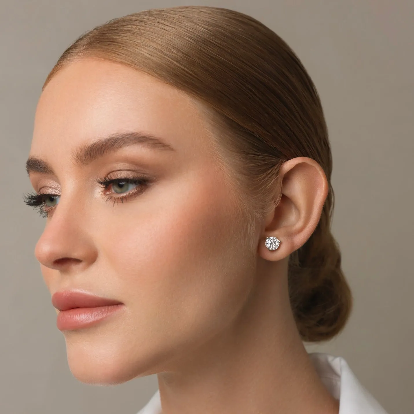 3ctw Lab Diamond Studs (PAIR) - IGI Certified