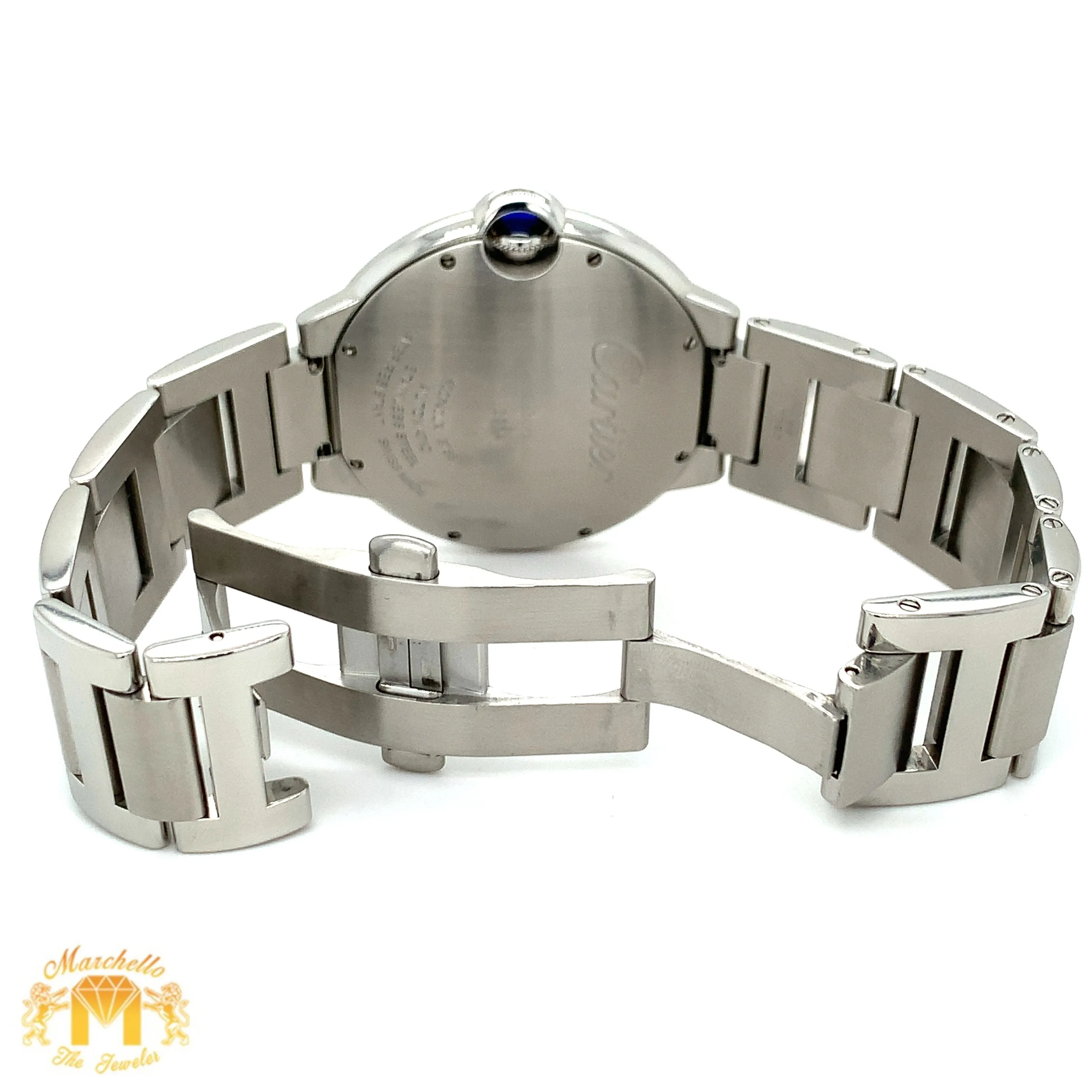 42mm Ballon Bleu De Cartier Watch with Oyster Bracelet (Model number: 3765 )