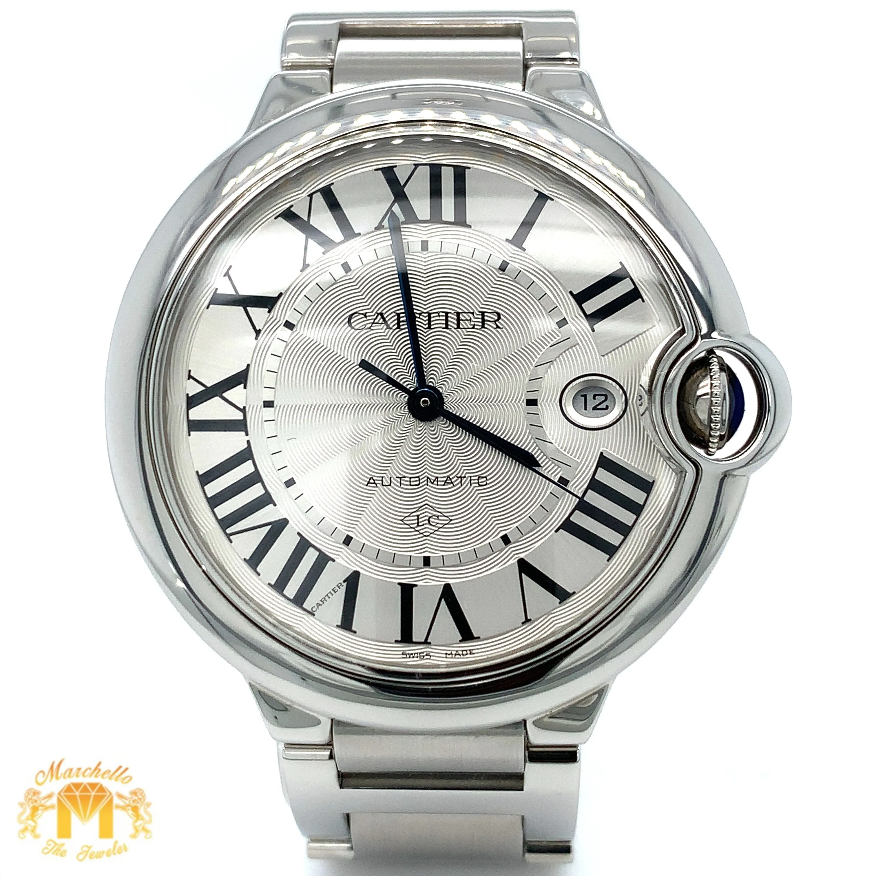 42mm Ballon Bleu De Cartier Watch with Oyster Bracelet (Model number: 3765 )