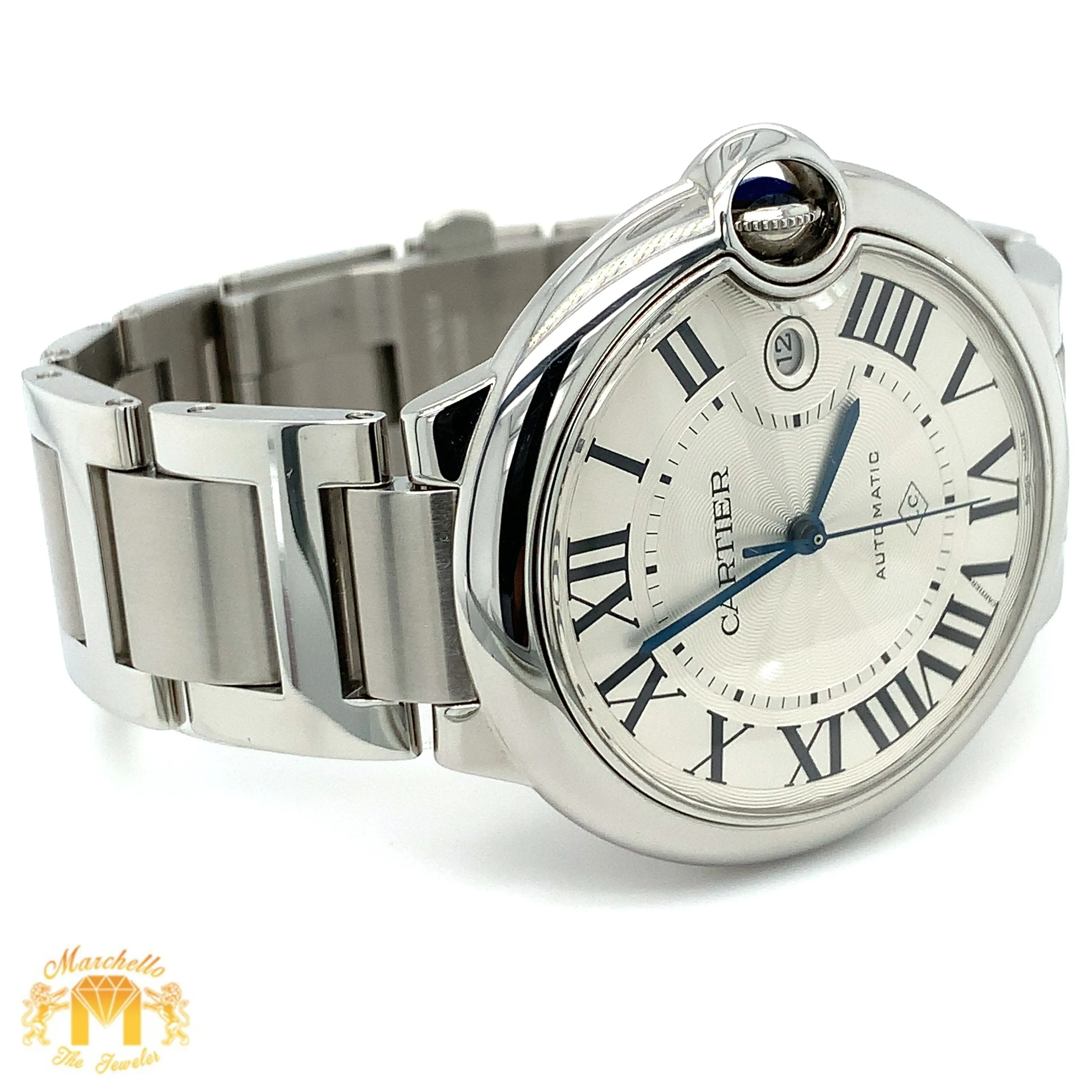 42mm Ballon Bleu De Cartier Watch with Oyster Bracelet (Model number: 3765 )