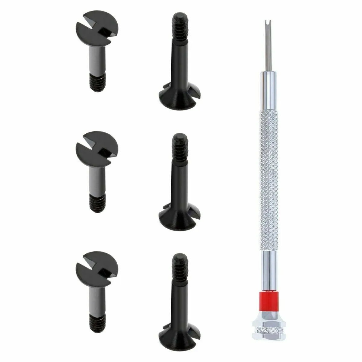 6 SCREW H FOR HUBLOT BIG BANG 44-45MM RUBBER STRAP BAND   SCREWDRIVER BLACK TOOL