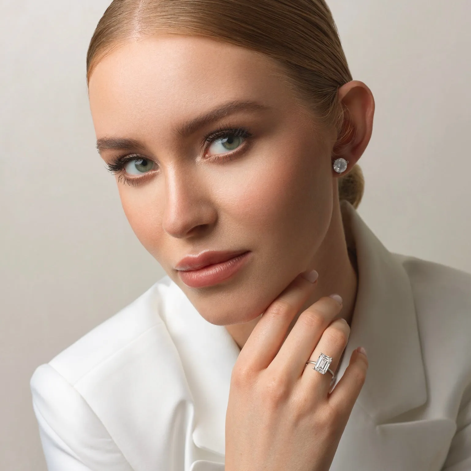 6ctw Lab Diamond Studs (PAIR) - IGI Certified