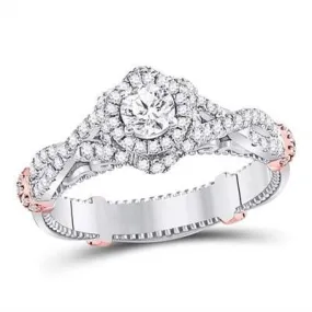7/8CT DIAMOND BRIDAL RING CERTIFIED