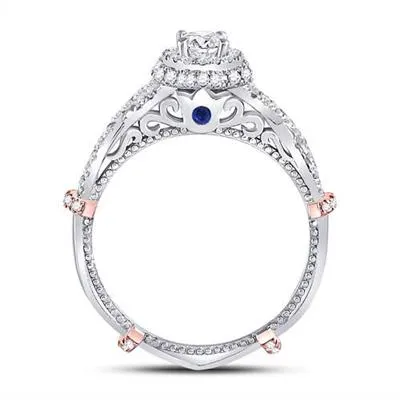 7/8CT DIAMOND BRIDAL RING CERTIFIED