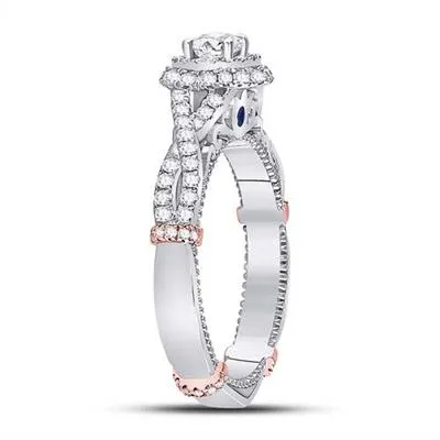 7/8CT DIAMOND BRIDAL RING CERTIFIED