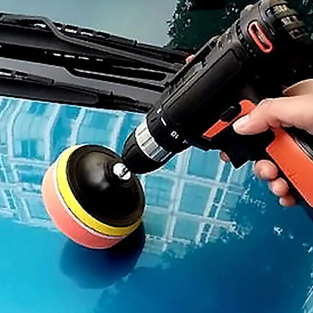 7pcs/Set Car Foam Polishing Pads Kit Buffing Polishing Waxing Foam Sponge Set Car Cleaning Pads(Not Included Drill)