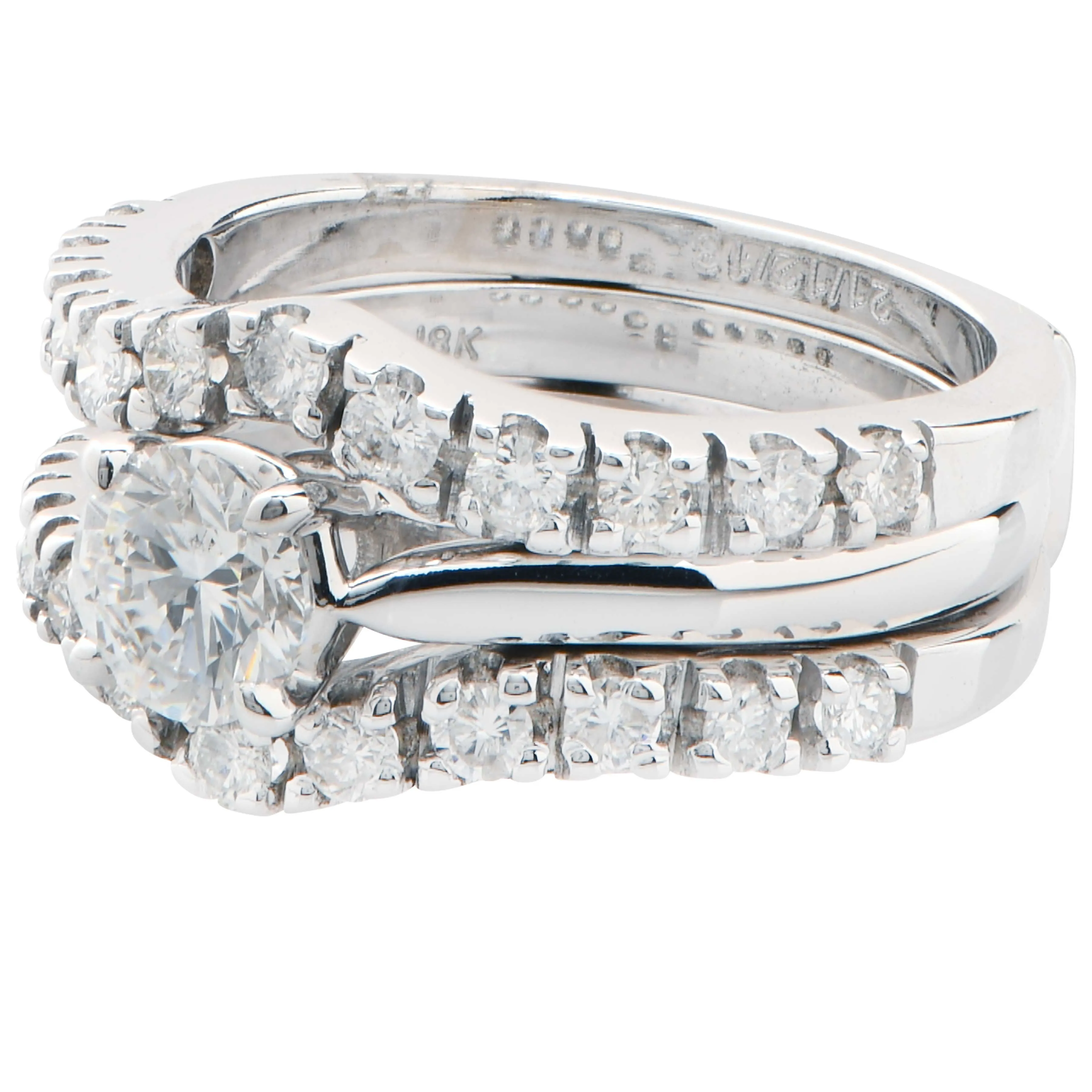 .80 Carat GIA Graded D/VVS1 in 18 Karat White Gold