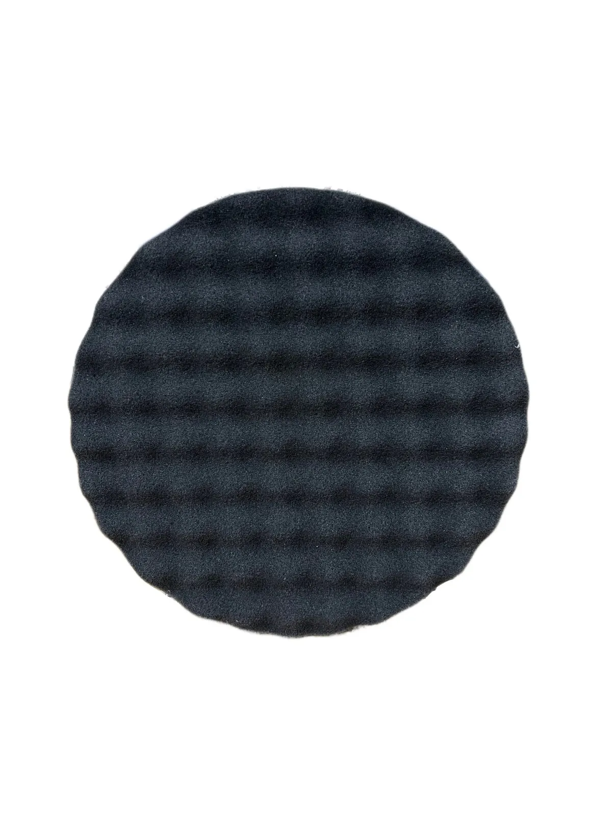 8" Waffle Foam Black Polishing Pad (2 PACK)