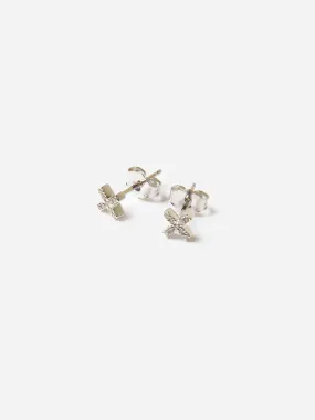 Adina Reyter Women's Super Tiny Pavé X Earrings