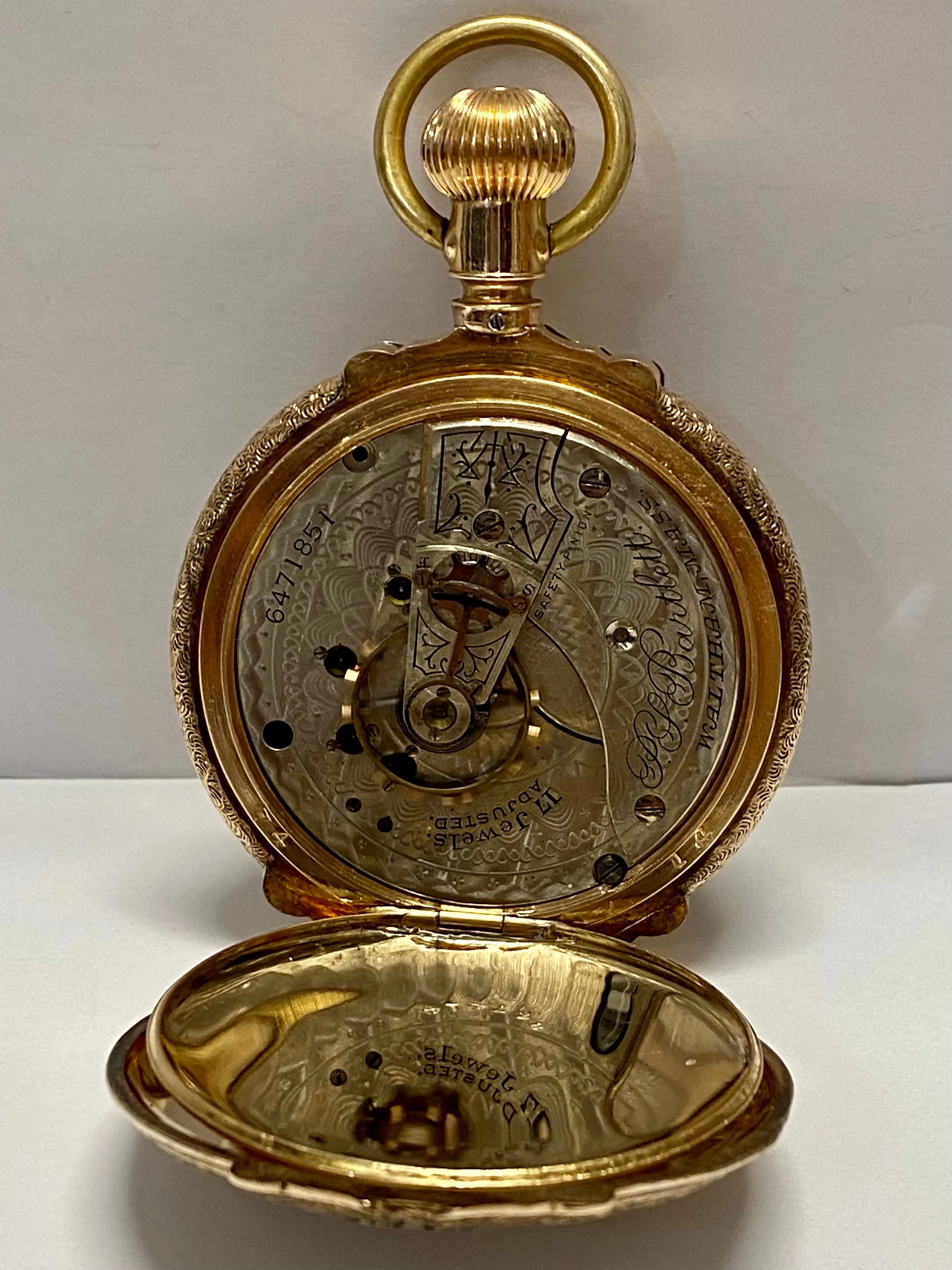 American Waltham Watch Company Beautiful Hunter Pocket Watch - $30K APR w/ COA!!