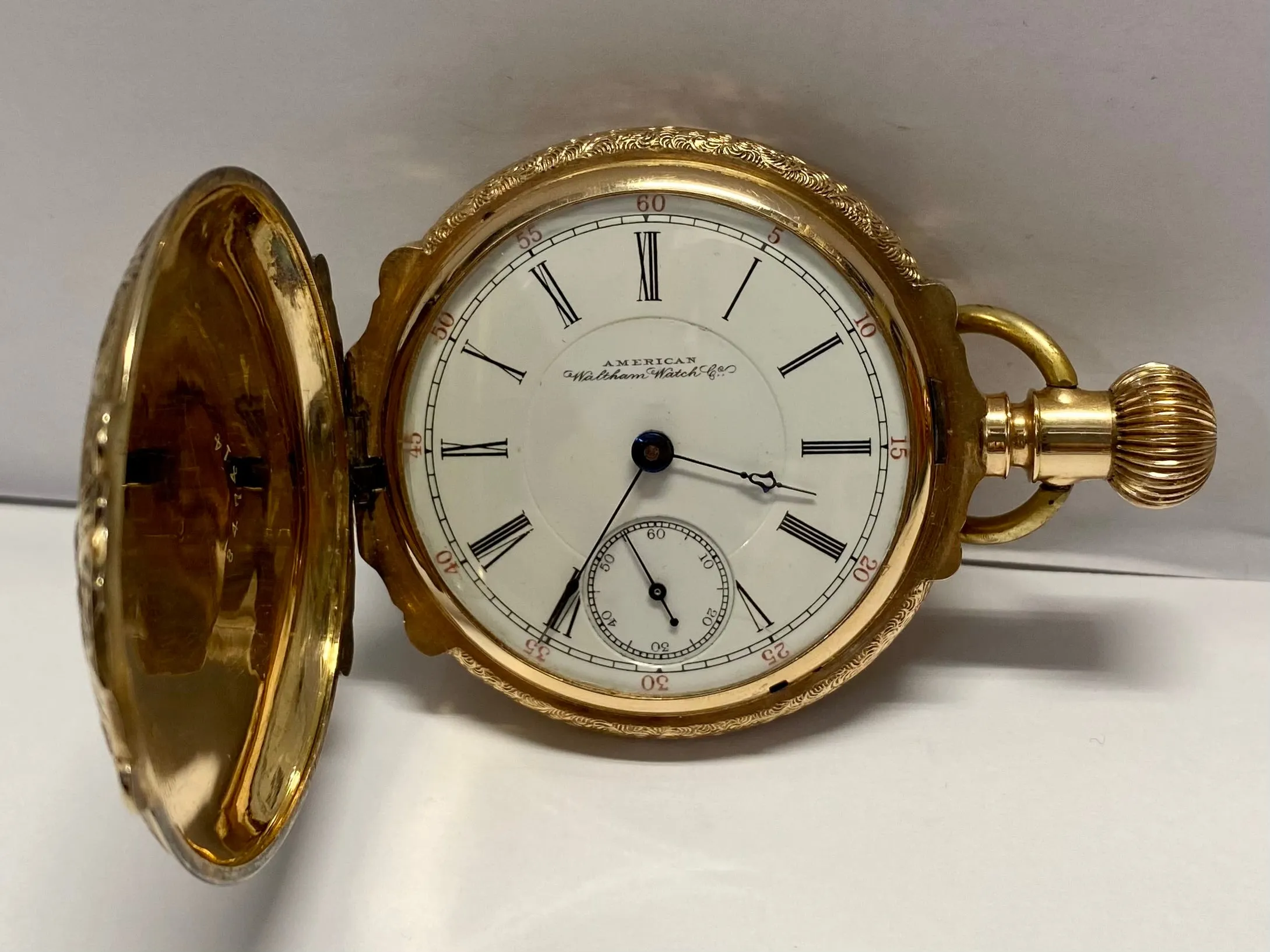 American Waltham Watch Company Beautiful Hunter Pocket Watch - $30K APR w/ COA!!