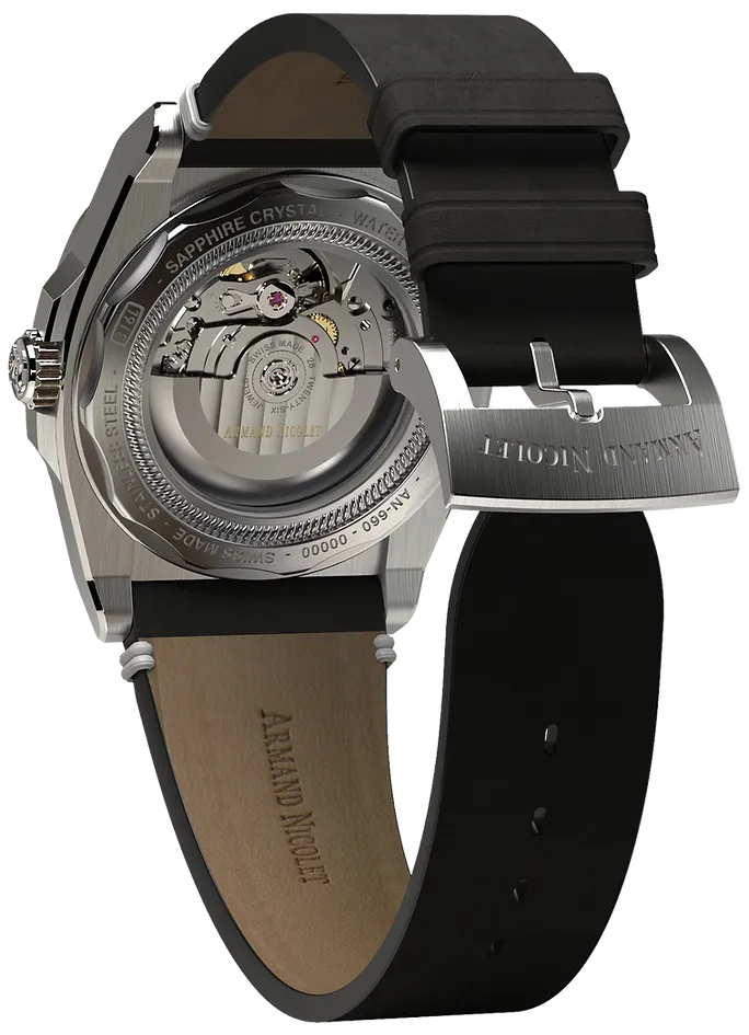 Armand Nicolet Men's Watch J09 Date 41mm Brown A660AAA-MR-PK4140NR
