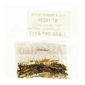 Assortment of Hour and Minute Hands for Mechanical Watches