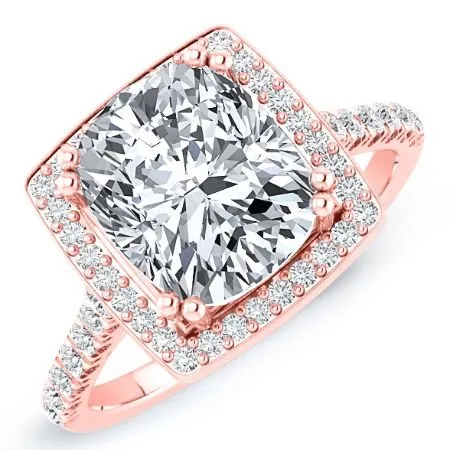 Aster - Cushion Lab Diamond Bridal Set (IGI Certified)