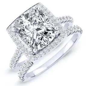 Aster - Cushion Lab Diamond Bridal Set (IGI Certified)