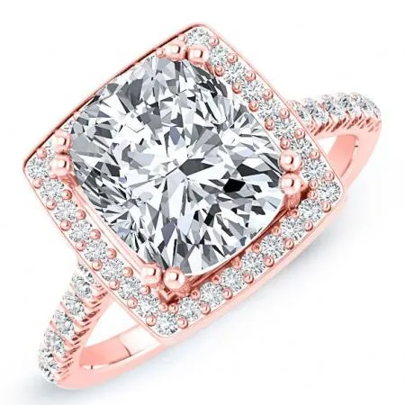 Aster - Cushion Lab Diamond Engagement Ring (IGI Certified)