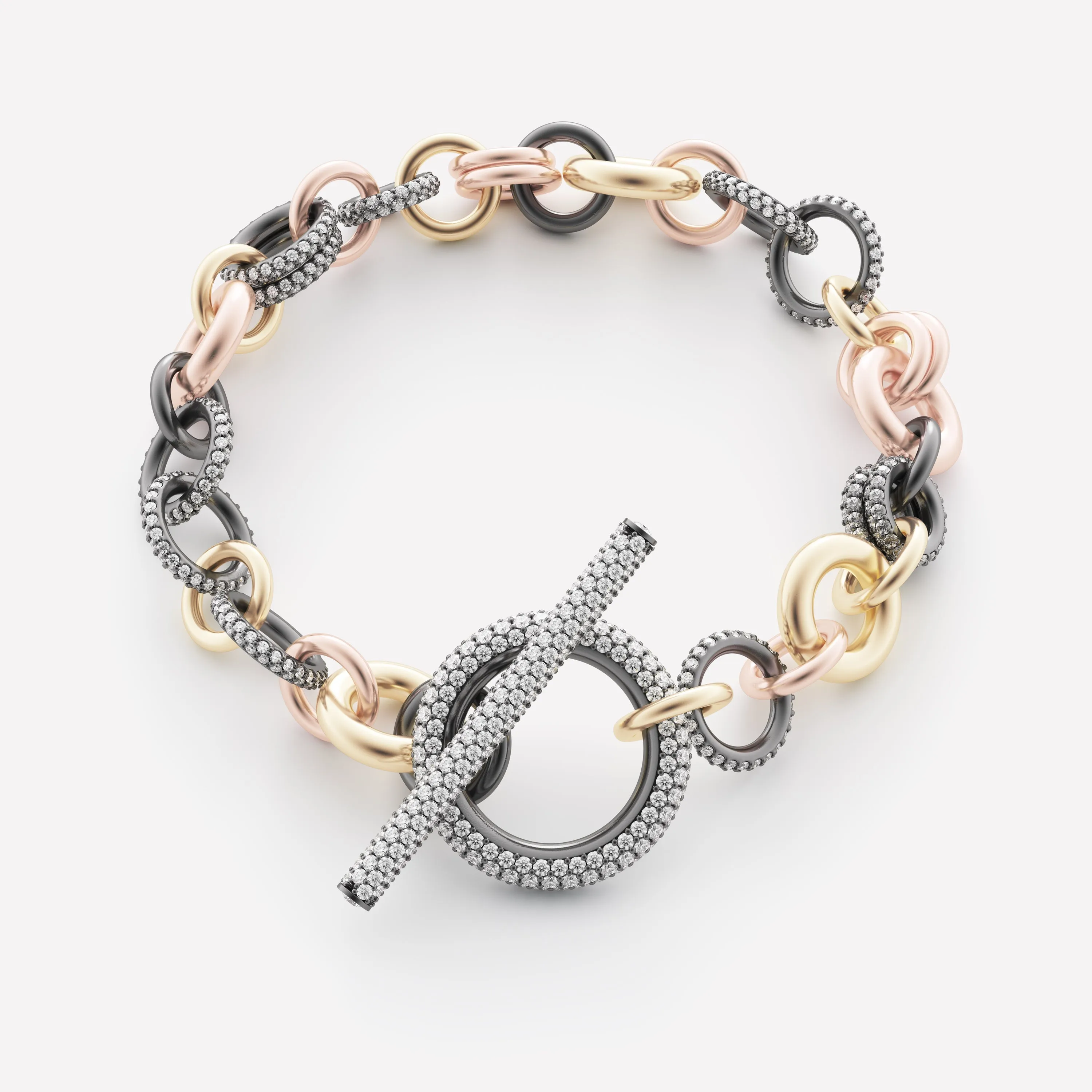 Atlantis MX Pavé Toggle Bracelet