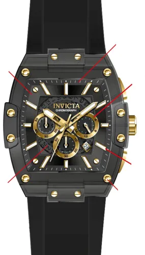 Band For Invicta S1 Rally  Men 44348