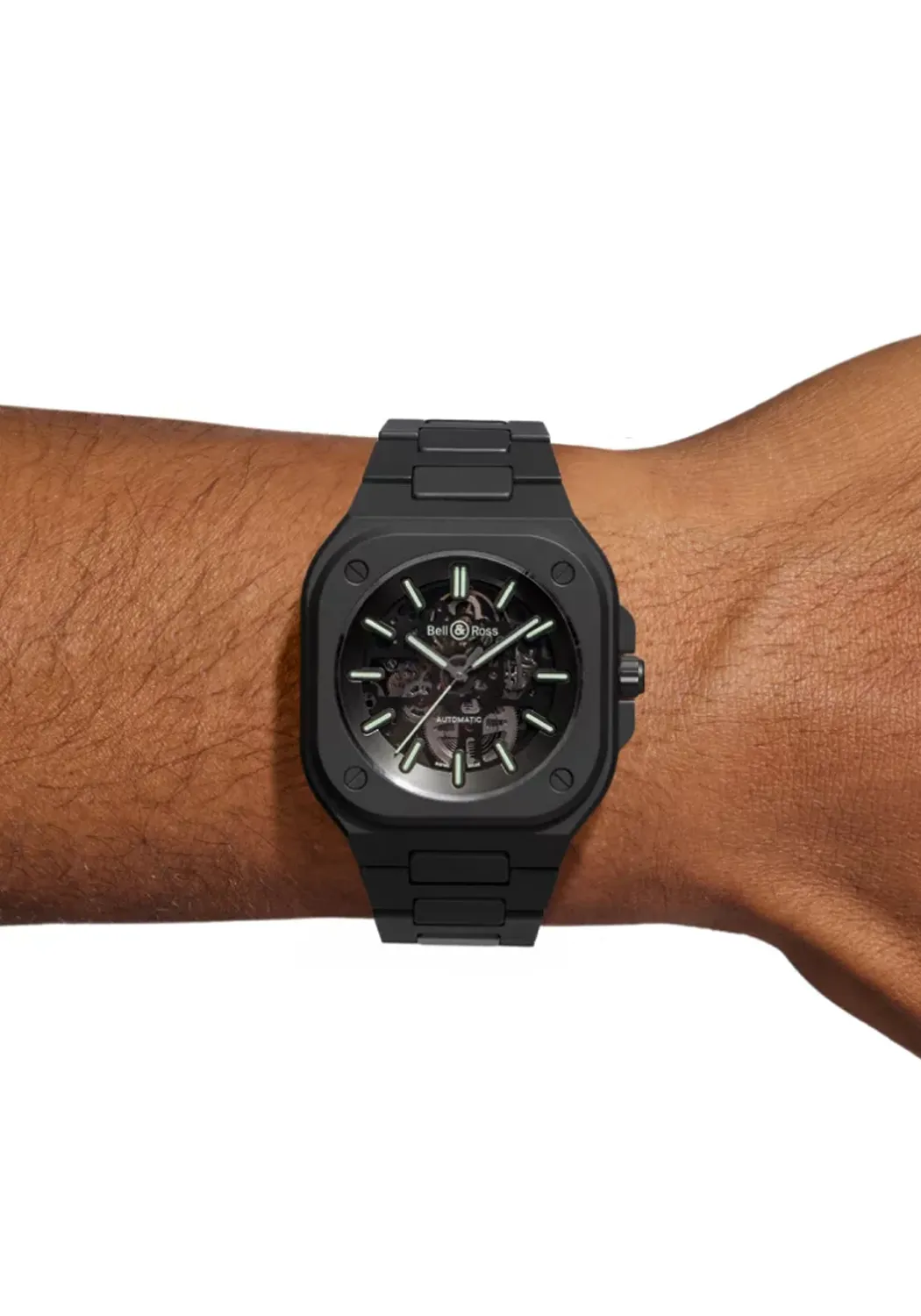 Bell & Ross BR 05 Skeleton Black Lum Ceramic | LE500