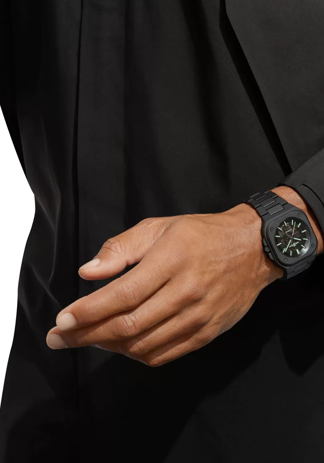 Bell & Ross BR 05 Skeleton Black Lum Ceramic | LE500